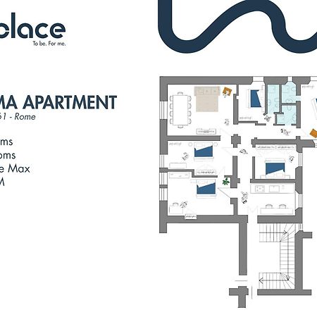 Daplace - Gemma Apartment ローマ エクステリア 写真
