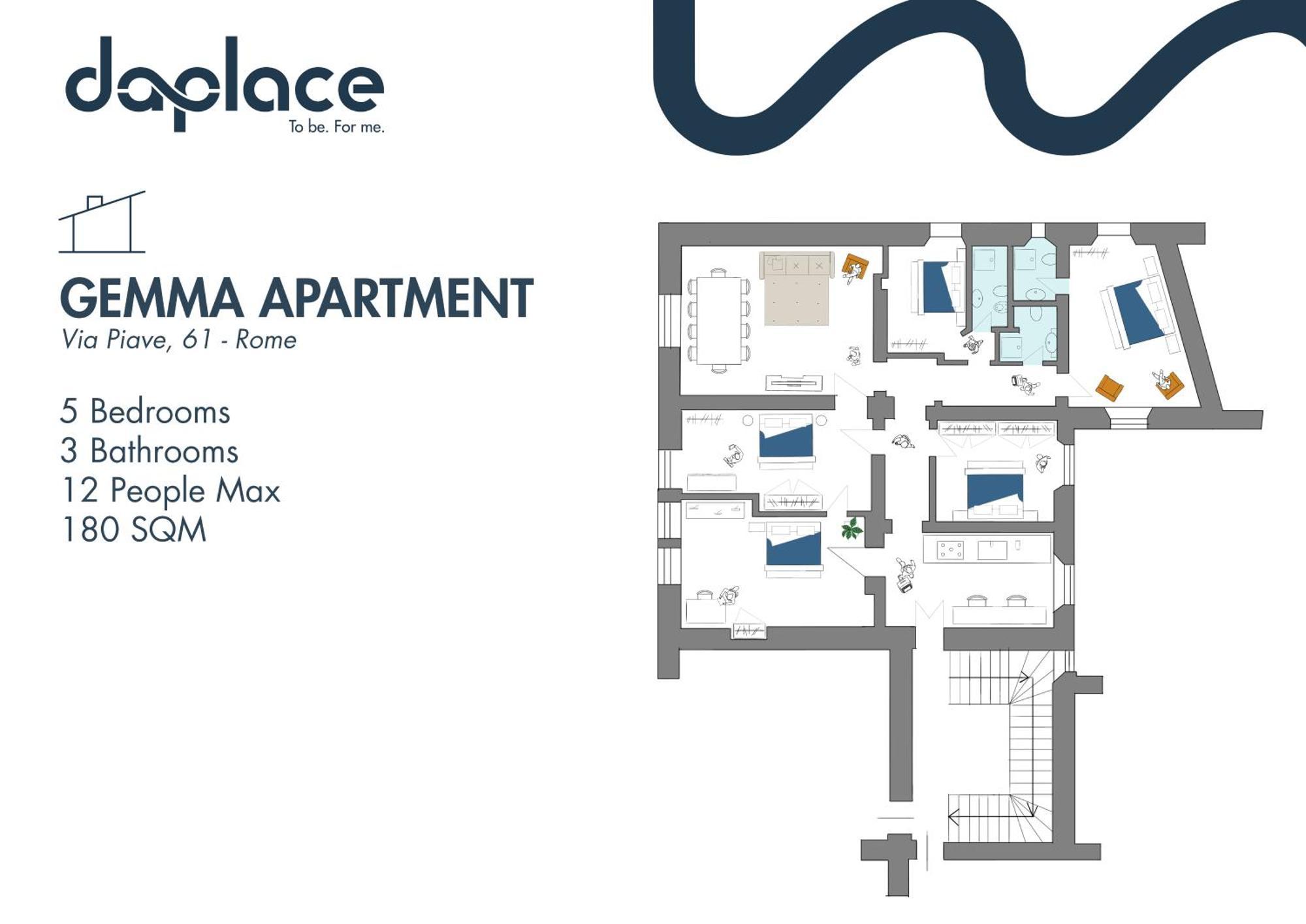 Daplace - Gemma Apartment ローマ エクステリア 写真